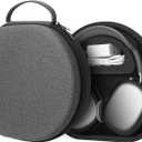 Yinke Smart Case for New Apple AirPods Max Supports Sleep Mode, Hard Organizer Portable Carry Travel Cover Storage Bag (Dark Grey)