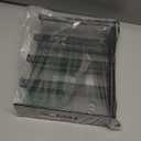 Wall Mount Portion Sauce Cup Lid Organizer 4 Compartments Iron Sauce Cup Dispenser Black Cup and Lid Holder Organizer Fits Cups Size 2 to 5.5 oz For Kitchen Counter Restaurant Coffee Bar 13x10x3.3 In