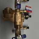 Febco LF860 Series 3/4" Lead-Free Bronze Reduced Pressure Zone Backflow Preventer Assembly, Quarter Turn Shutoff, Small Diameter, Flood Sensor with SentryPlus Alert Technology for Relief Valve