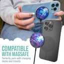 Smartish Magnetic Wireless Charger Compatible with MagSafe - Charge Dinghy - 7.5W Fast Charging for iPhone 14/13/12 Series/AirPod 3 [USB-C & USB-A] Compatible with Stands & Mounts - Chef's Special