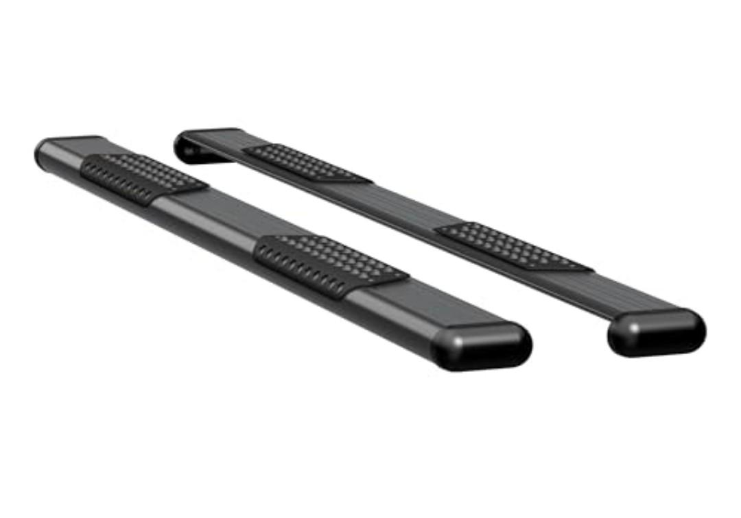LUVERNE 584088-571117 O-Mega II 85-Inch Black Aluminum Wheel to Wheel Side Steps, Select Chevrolet Silverado, GMC Sierra 1500, 2500, 3500 HD