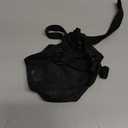 LUCKYPAW Dog Muzzle, Patented Mesh Muzzle for Large Medium Small Dogs Allows Full Pant Drinking Mouth Cover to Prevent Biting Chewing Scavenging Adjustable Breathable Mouth Guard(Black,M) (M-Snout:8.75-9.5")