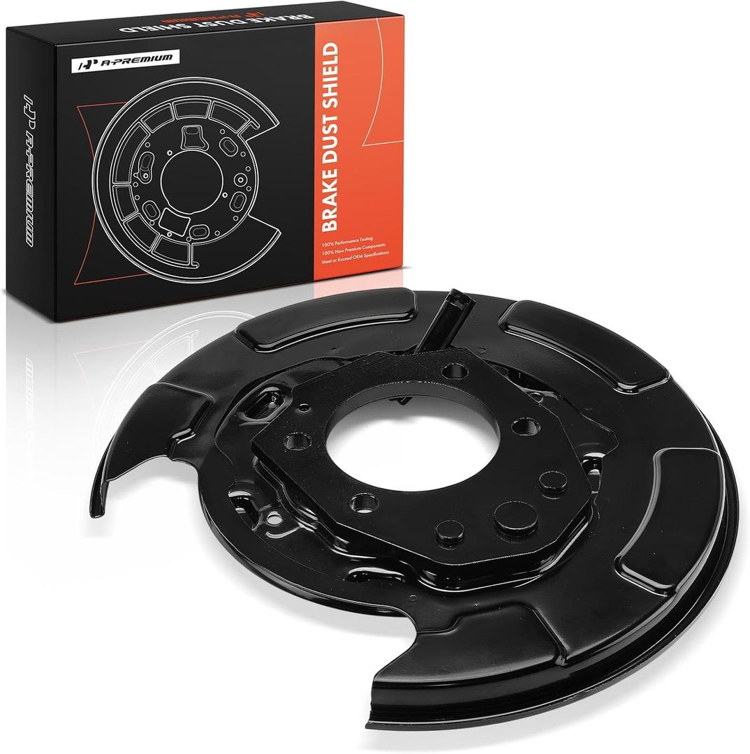 A-Premium Rear Passenger Side Brake Dust Shield Compatible with Subaru Models - Forester 2008-2013, Impreza 2008-2014