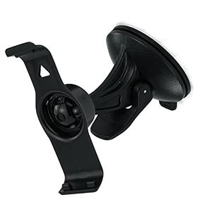 EKIND Car Windscreen Windshield Suction Cup Mount Holder Cradle Compatible for Garmin GPS Nuvi 25xx Series(2500 2505 2515 2545 2515LT 2545LMT 2555LMT 2555LT 2585TV 2595 2595LMT) Black