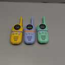 Walkie Talkies for Kids Rechargeable,Toys for Boys and Girls Ages 3-12, 3 Pack Long Range 2-Way Radios, Birthday Gifts, Christmas Stockings, Outdoor Play, Family Games, Hiking Camping Gear