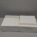 200 Pack Paper Napkins Guest Towels Disposable Premium Quality 3-ply Dinner Napkins Disposable Soft, Absorbent, Party Napkins Wedding for Kitchen, Parties, Dinners or Events (Gold)