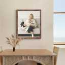 20x24 Picture Frame, Brown Poster Frame, 1 Pack | for Horizontal or Vertical Wall Mounting, for Photos, Artwork; Fits Home, Office & Gallery Wall Decor