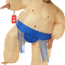 Morph Sumo Wrestler Inflatable Costume, Inflatable Sumo Costume, Blow Up Halloween Costumes For Men, Halloween Costumes Men