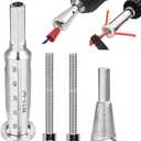2024 Upgraded Wire Stripping and Twisting Tool for Drill, Wire Nut Twister, Fast Electric and Hand Wire Stripper and Twister, 2-6 Way Simultaneously Stripping and Spin Twisting, Pack 2