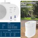 Plug-in Wall Diffuser | Waterless Essential Oil Aroma Diffuser | Portable Mini Home Scent Machine for Large Room | Aromatherapy Kit with 100ml Oil & Refill Bottle | White | Gift