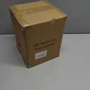 Christmas Snow Globe Ceramic Base LED Light Musical Gingerbread Man House Snowflakes (Beige)