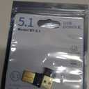 2 Pack Bluetooth Adapter for PC, Wansurs USB Bluetooth Adapter 5.1 EDR, BT Dongle Wireless Receiver for Speaker, Mouse, Keyboard, Headphones Compatible with Win10/11