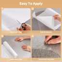 Cat Scratch Furniture Protector - Cat Scratch Deterrent Furniture Protectors for Sofa, Counters, Doors-Couch Corner Protectors for Cats (13" x 32FT)