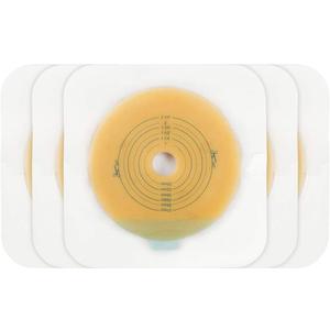 CARBOU Adhesive Skin Barrier with Non-Woven Border for Two-Piece Colostomy Bags (10 Count (Pack of 1))