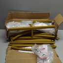 Metal Arch Backdrop Stand 7.2FT+6FT Wedding Arch Backdrop Stand Set of 2 Gold Arch Backdrop Stand for Party Wedding Ceremony Baby Shower Birthday Floral Balloon Decoration