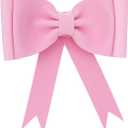 Bow cake Topper, Pink Bow Party Decorations EVA Bow Birthday Decorations Princess Pink Bow Decor for Wedding Birthday Party Anniversary