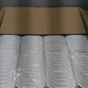 Restaurantware Bio Tek 4 x 3.5 x 4 Inch Food Containers 200 Durable Noodle Boxes - Disposable Sustainable White Paper 26-Ounce Takeout Boxes Square For Takeouts And Delivery Or Picnics