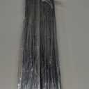 2 Pack 36L x 3W C Channel Steel Support, 3/4" Leg, Metal Support Bracing Hidden C Bracket for Table Top Live Edge Slab Woodworking, Black Coat Finish 7 Holes, Inserts & Bolts Included