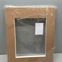 16x20 Picture Frame Light Brown, Display Pictures 11x14 with Mat or 16x20 without Mat, Photo Frames Wall Gallery, 1 Pack