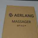 AERLANG Massage with Heat Deep Tissue Back Massager Neck Massager for Pain Relief,Muscle Percussion Massage , Birthday Gifts for Men Women Dad him Handheld Message with 7Heads&Silent (Black)