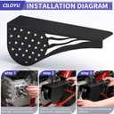 Metal Mini Bike Chain Guard 212 Clutch Cover Compatible with Predator 224cc Coleman CT200U CT200U-EX BT200X Baja MB200 Doodlebug DB30 CT100U CC100X Motovox Mbx10 Mbx11 196cc GX160 Engine Parts
