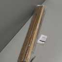 UNISHADES Cordless Bamboo Roman Shades for Windows, Blinds Size (32.5" W  64" H) Colour (Light Filtering Tatami)