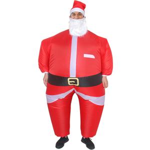 Inflatable Christmas Costume Blow up Xmas Costume Cosplay Party Halloween Christmas Suit Xmas Suit Jumpsuit