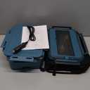 Electric Lunch Box Food Heater 80W Portable Food Warmer with 1.8L Stainless Steel Container for Car Truck Home Work Adults,12V 24V 110V Loncheras Electricas para Calentar Almuerzo (Blue+2 liner+11L bag)