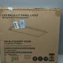 2x2 Backlit LED Panel Light,5 Wattage 20W/25W/30W/35W/40W-Up to 6000Lumens,4 CCT Tunable 3000K/3500K/4000K/5000K,ETL&DLC Certified for Office Commercial Drop Ceiling 2 Pack