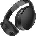 Skullcandy Hesh ANC Wireless Over-Ear Bluetooth Headphones, Active Noise Cancelling, Up to 22 Hrs Battery, Foldable Lightweight Design, Microphone for iPhone Android - True Black