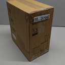 Cesun Small Bathroom Trash Can with Lid Soft Close, 5 Liter/1.3 Gallon Stainless Steel Garbage Can with Removable Inner Bucket, Step Pedal, Slim Waste Basket for Toilet, Office, Bedroom (White&Gold)