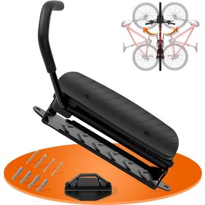 Hycline Swivel Bike Wall Mount: Bicycle Rack for Garage Organizer - Space-saving Wall Mounted Vertical Bike Hook Hanger - Heavy-duty Sturdy Storage Bike Rack for Home & Indoor - 1PC