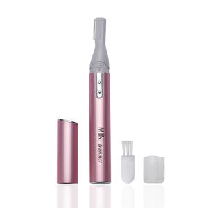 Mini Rotatable Lady Shaver Electric Bikini Facial Precision Trimmer Eyebrow Shaper Razor Kit Underarm Leg Body Hair Remover(Battery Operated)  (Pink)