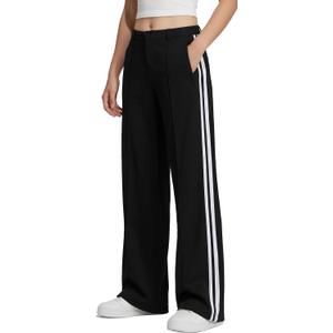 Women's 28"/30"/32"/34" Inseam Wide Leg Dress Pants High Waist Straight Leg Track Pants with Belt Loops