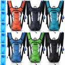 Chunful 6 Pack Running Hydration Backpack Lightweight Water Backpack Essential for Festivals Rave Hydration Pack with 2L Hiking Water Bladder for Adult Running Cycling Climbing Hiking(Bright Style)