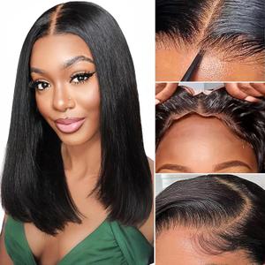 Wear and Go Glueless Wig Bob Wig Human Hair1167