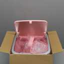 Pink Bathroom Accessories Set - Gorgeous Bathroom Set, 10PC Bathroom Accessory Set, Toilet Brush, Trash Can, Qtip Holder & Soap Dispenser