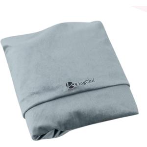 KingChii Cover for Memory Foam Camping Mattress Pad Velvet Cover Outdoor Mat Sleeping Pad, 63"L x 26"W x 3"Th