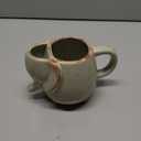 Tea Mug Elephant Cup Ceramic 15oz Tea Mug with Tea Bag Holder Ceramic Green Unique Cup Great for a Tea Lover