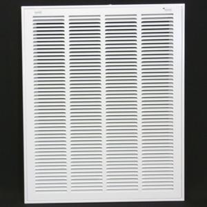 HVAC Premium 20 x 26 Duct Opening Steel Return Air Filter Grille, for 1-inch Filter, Removable Door, Flat Stamped HVAC Vent Cover Grille, Outer Dimensions 22.5 x 28.5