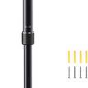 Aurzen Ceiling Projector Mount Bracket, 360 Rotation & 90 Tilt, Adjustable 9"-15" Length, -Inch Screw, Compatible with TMY, HAPPRUN, Yaber, Epson & Most Projectors