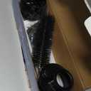 Bluesea 7 Pieces 12 Feet Dryer Vent Cleaner Kit, Reinforced Nylon Dryer Vent Cleaning Kit, Durable Dryer Vent Brush Vacuum Attachment with Flexible Lint Trap Brush, Vacuum & Dryer Adapters (Upgrade)