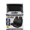 Custom Accessories Black Bucket Low Back Seat Cover, 2 Pcs 