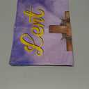 WATINC Lent Christian Garden Flag - 12 x 18 Inch Holy Week Religion Cross Holiday Farmhouse House Yard Flag for Ash Wednesday, Easter Seasonal Double Sided Outdoor Decoration for Porch Lawn (Purple)