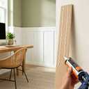 94.5 x 54 Inch MDF Premade Board and Batten Paintable Wainscoting Kit