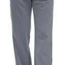 Soojun Men's Classic Fit Flex Waist Flat Front Dress Pant (Gray)