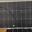 100W 12V Flexible Solar Panel 9BB Monocrystalline Cell 12 Volt Semi-Flexible for Marine RV Trailer Boat Cabin Van Car Uneven Surfaces 12V Battery Charge