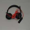 USB Headset with Microphone for PC, On-Ear Computer Laptop Headphones with Noise Cancelling Microphone in-line Control for Home Office Online Class Skype Zoom (USB+3.5mm, Black)