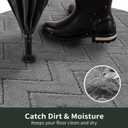 Stiio Bathroom Rugs, Bath Mats for Bathroom, Extra Soft and Water Absorbent, Non Slip Washable Muddy Mat for Floor, Tub and Shower, Front Door Entrance Inside Doormat, 32x47 Inches Grey