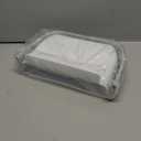 Hanging Folding Mini Trash Can for Kitchen Cabinet Door, Small Collapsible Garbage Bin Under Sink,Wall Mounted Waste Bin- Container Cabinet/Bedroom/Bathroom (3L)(White)